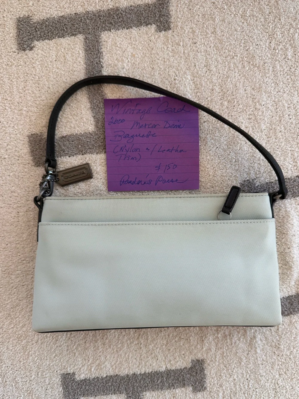 Vintage coach shoulder bag year 2000